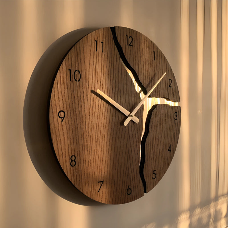 ✦Fracture Wall Clock