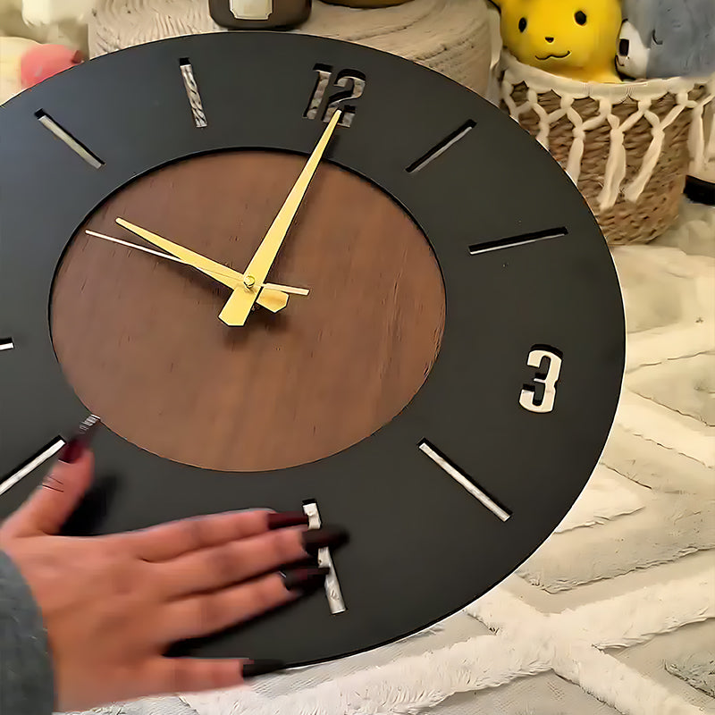 NoirWood - Wall Clock