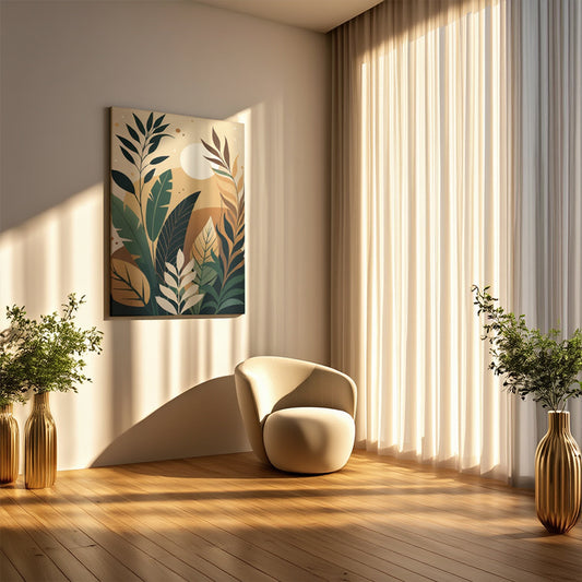 Abstract Jungle Leaves