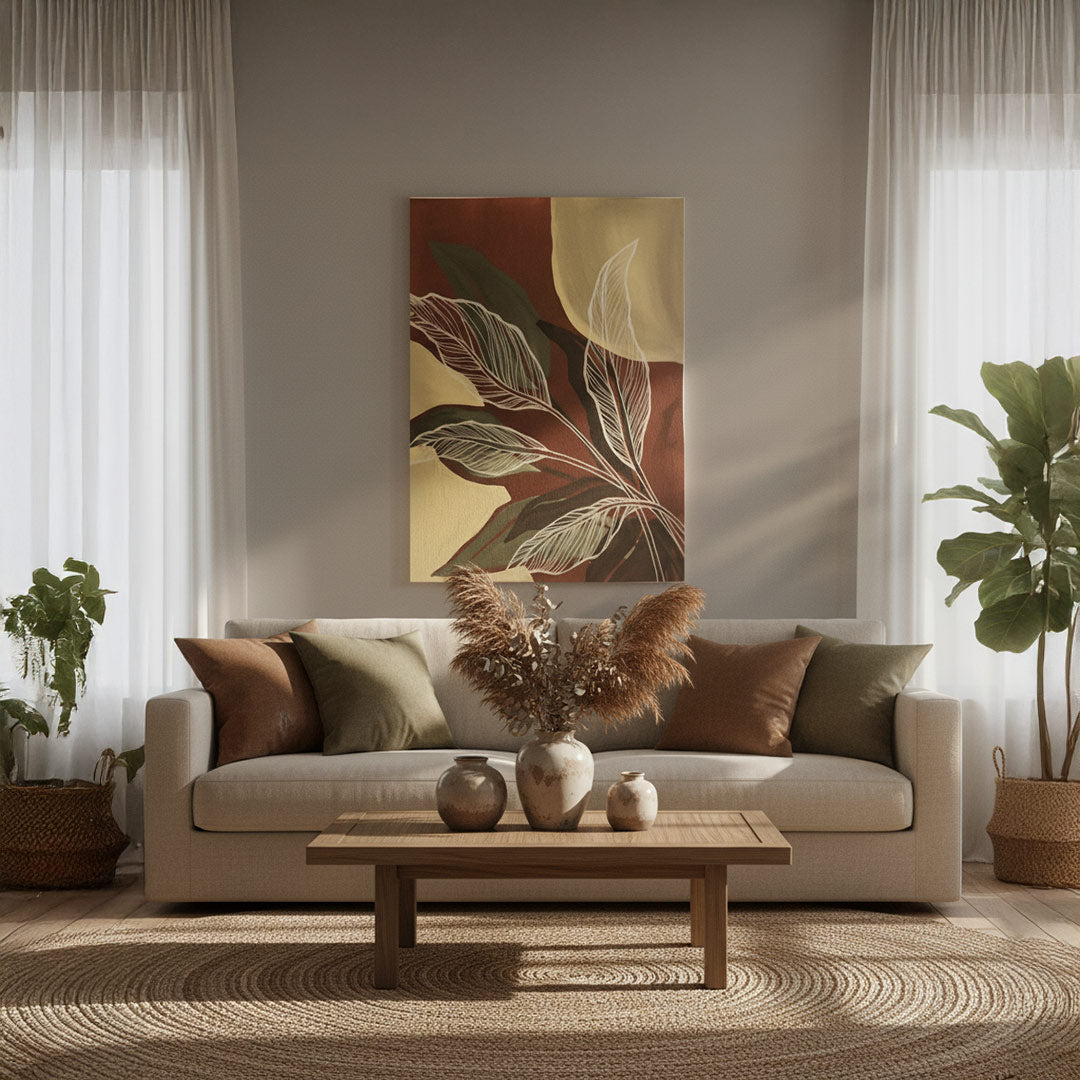 Autumn Leaf Silhouett