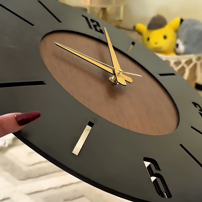 NoirWood - Wall Clock