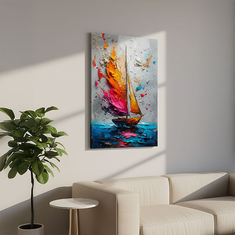 Colorful Sail Wall Art