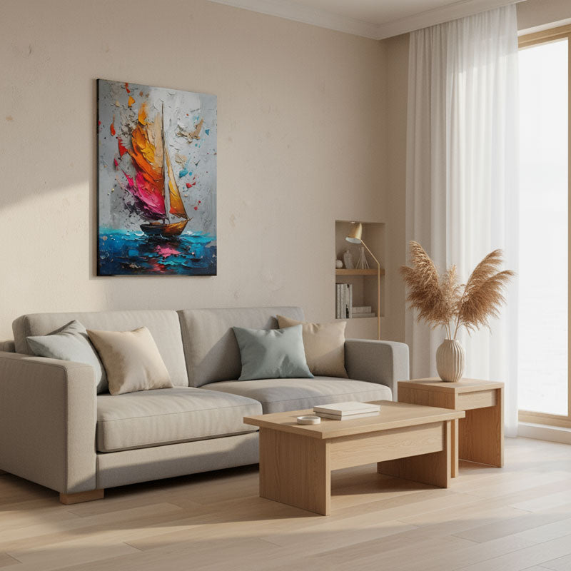 Colorful Sail Wall Art