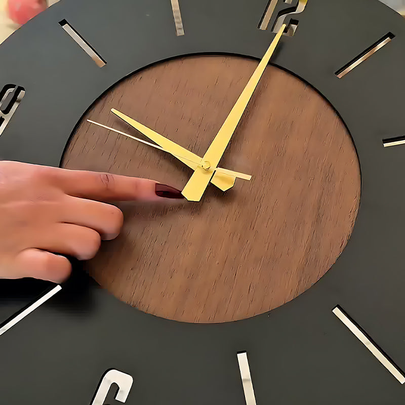 NoirWood - Wall Clock