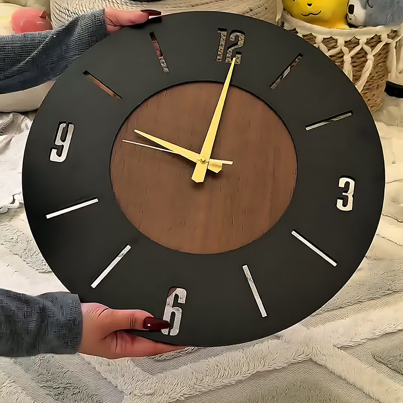 NoirWood - Wall Clock