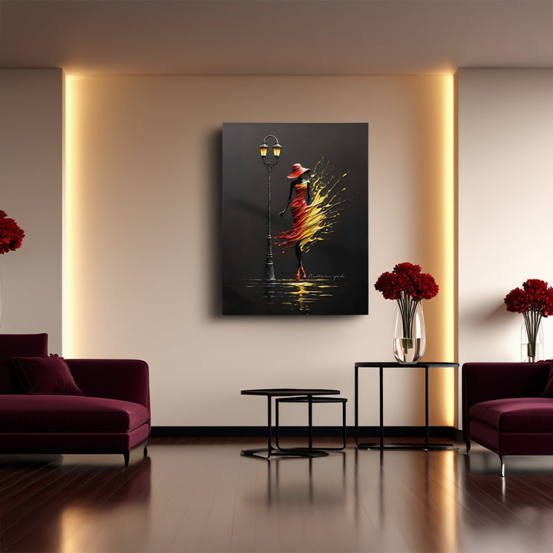 Flame Elegance Canvas
