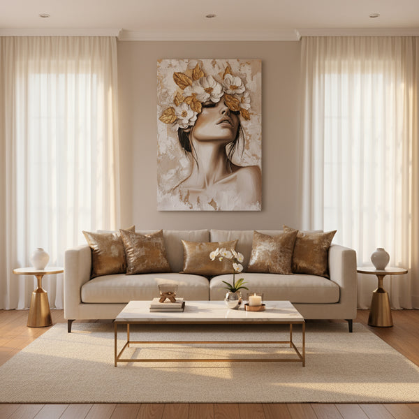 Golden Beauty Canvas