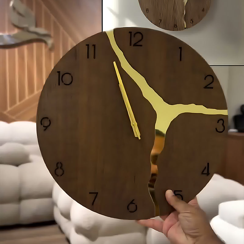 ✦Fracture Wall Clock