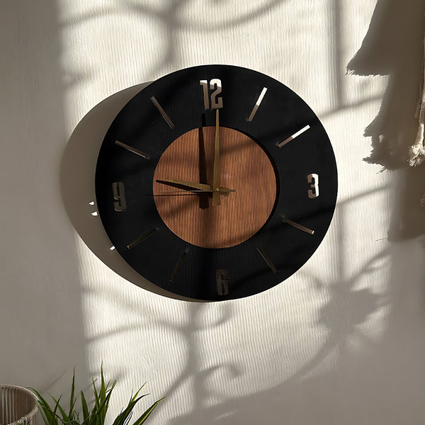 NoirWood - Wall Clock