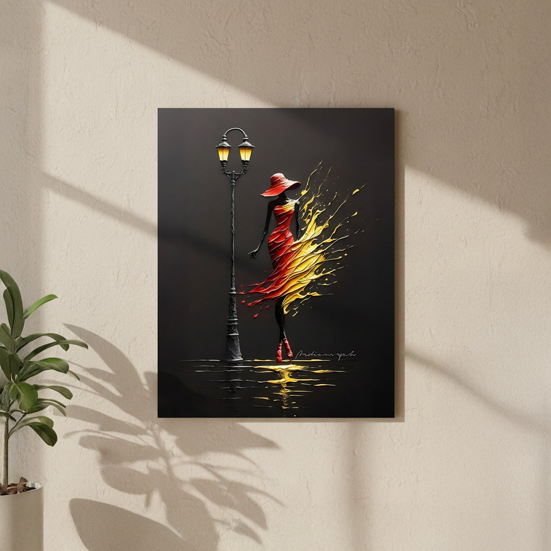 Flame Elegance Canvas
