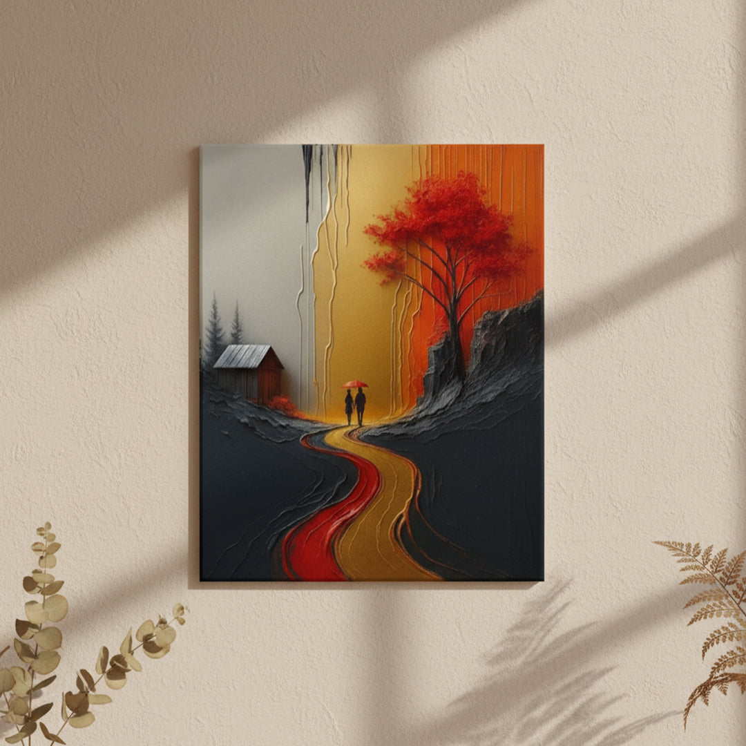 Autumn Walk Canvas