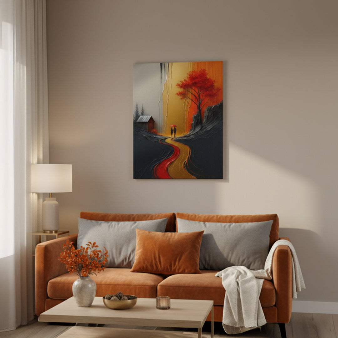 Autumn Walk Canvas