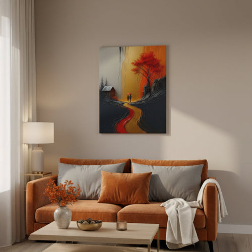 Autumn Walk Canvas