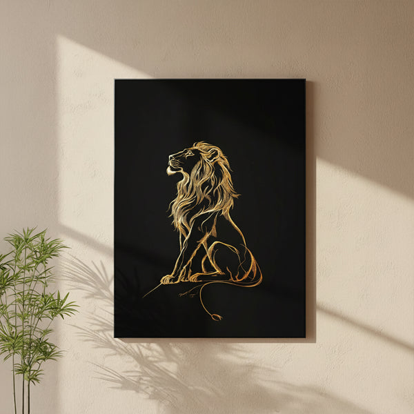 Regal Lion Canvas
