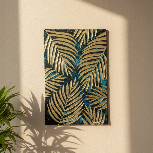 Golden Leaves Canvas