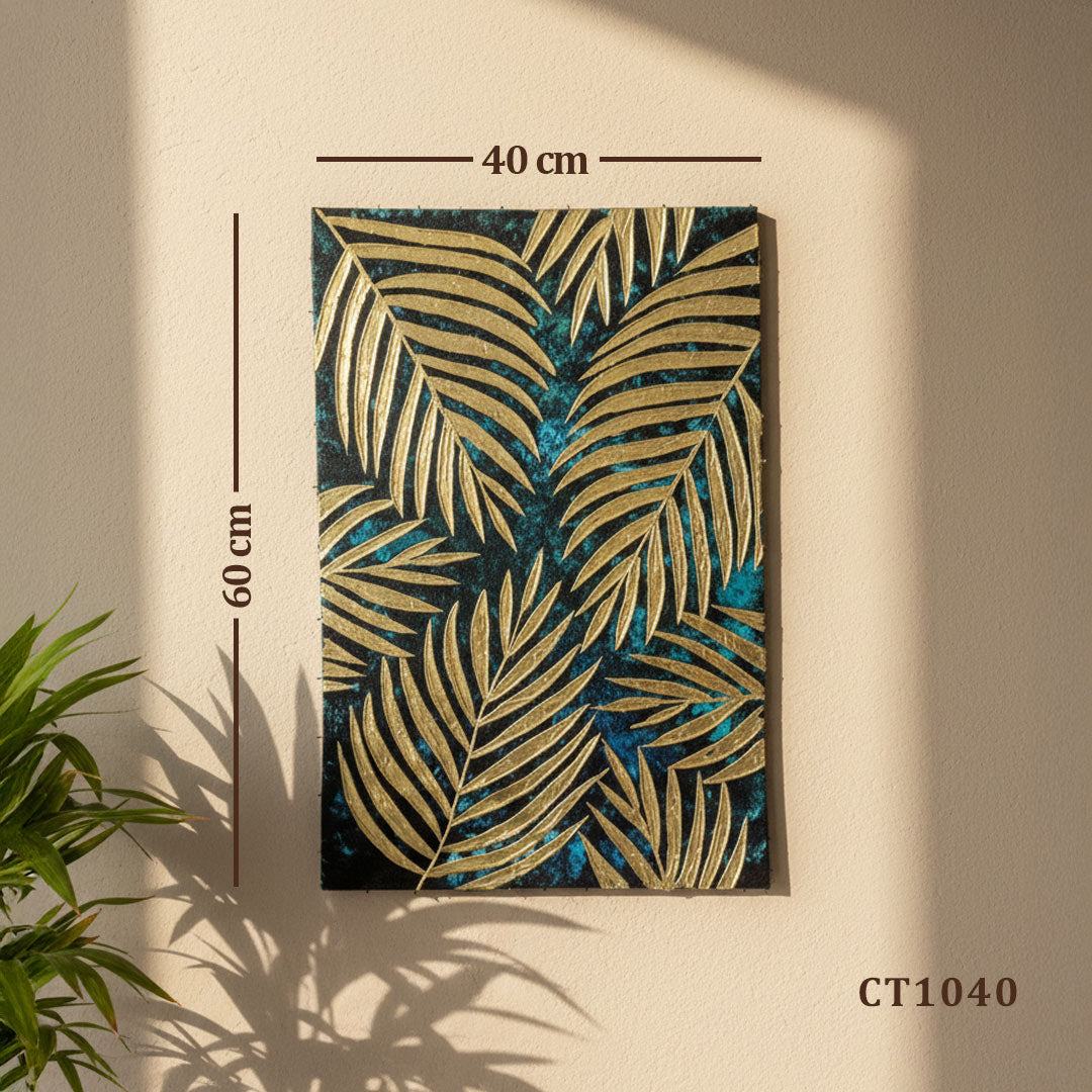 Golden Leaves Canvas