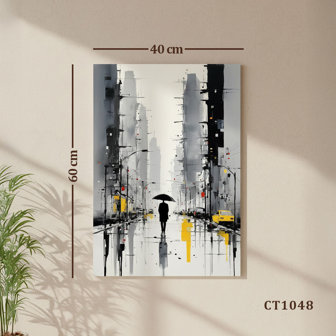 City Rain Canvas