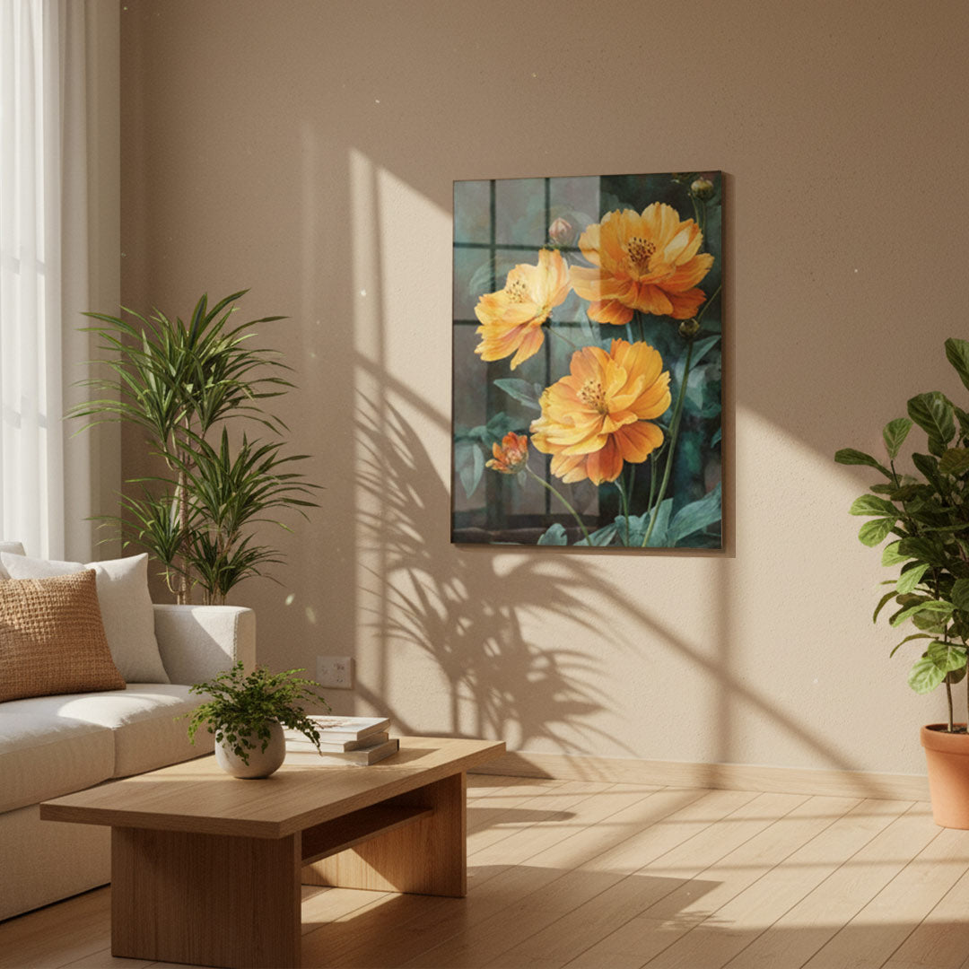 Sunlit Blooms Canvas