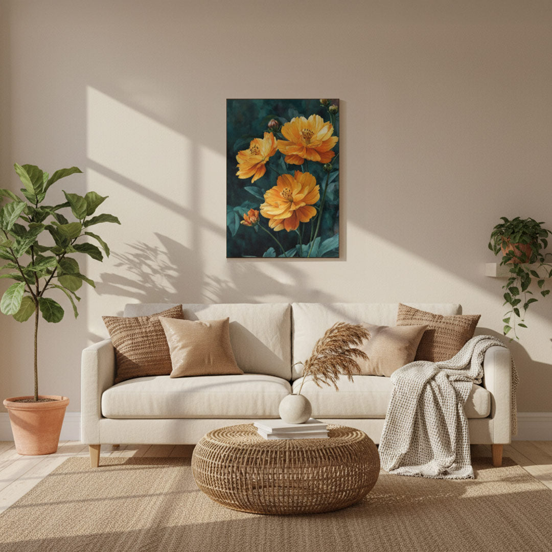Sunlit Blooms Canvas