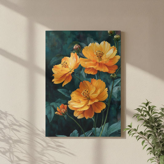 Sunlit Blooms Canvas