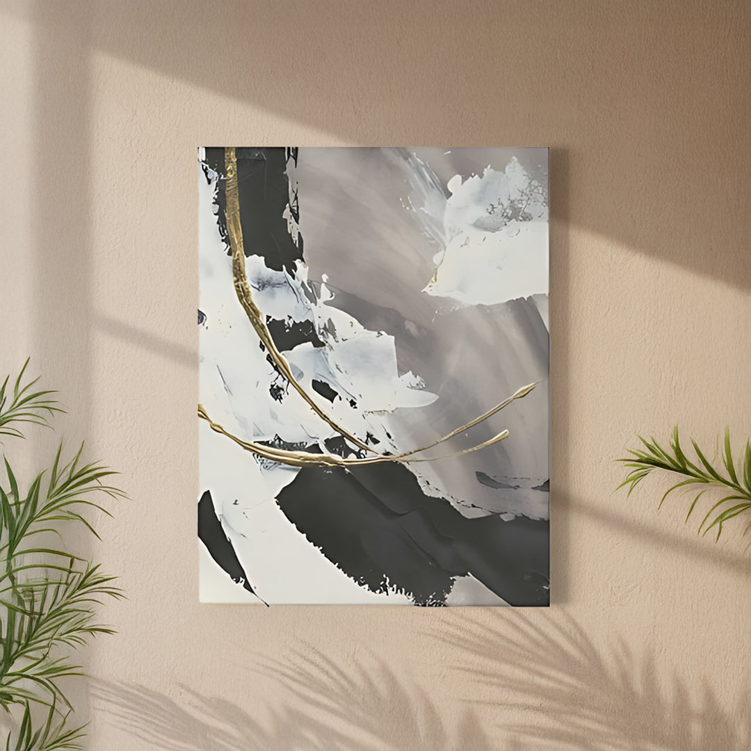 Golden Veins Canvas