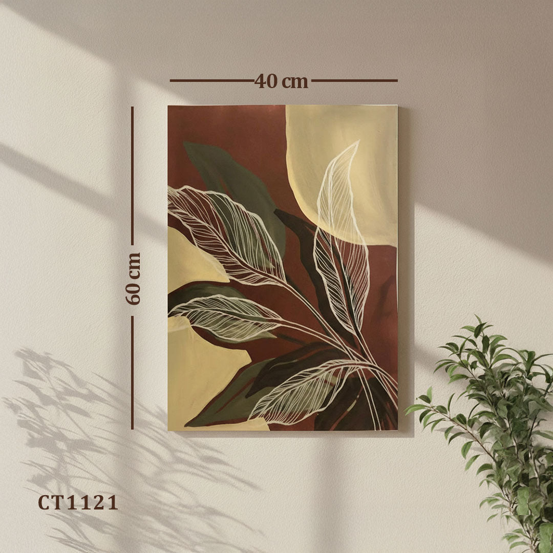 Autumn Leaf Silhouett