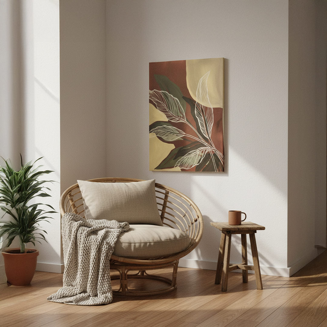 Autumn Leaf Silhouett