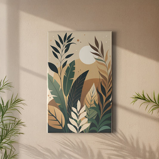 Abstract Jungle Leaves